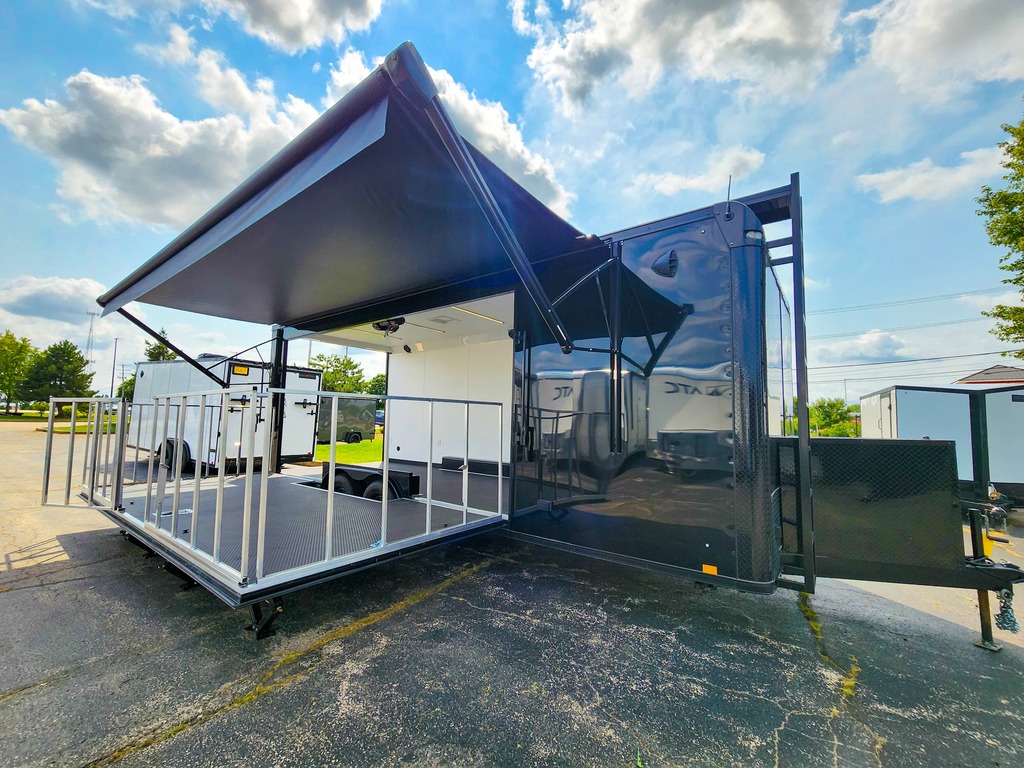 24' Black Stage Trailer