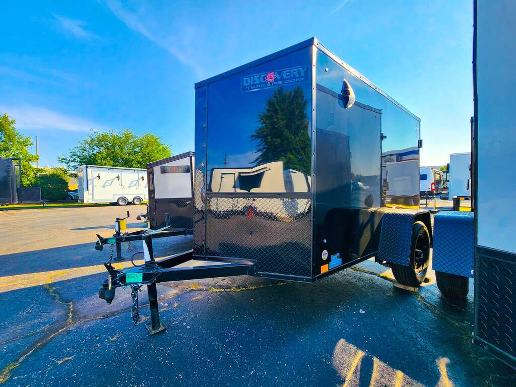 5'x8' Discovery Cargo Trailer black