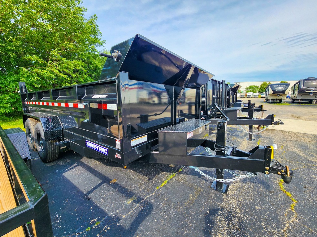 7'x14' Sure-Trac Dump Trailer