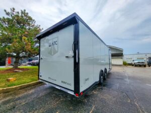 dove grey with blackout