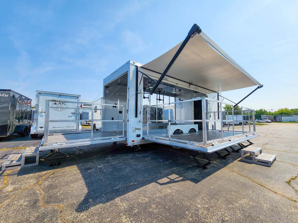 26' Clear-Sided Stage Trailer