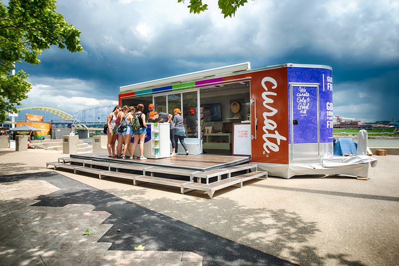 Curate sampling trailer