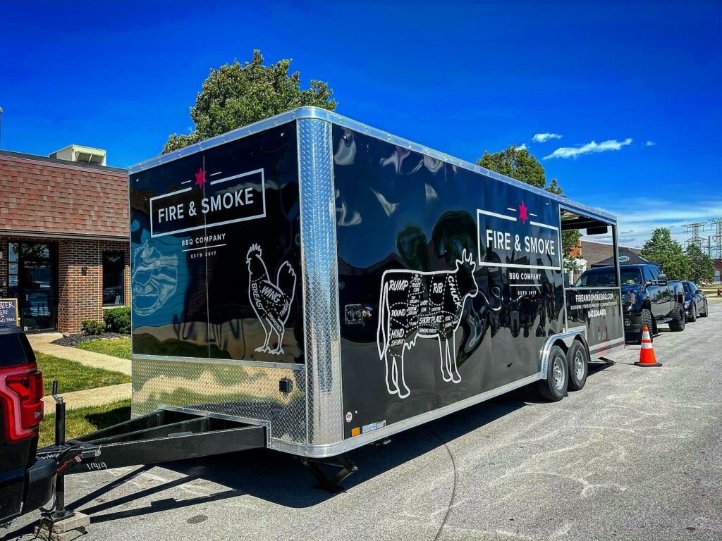 Fire & Smoke BBQ trailer