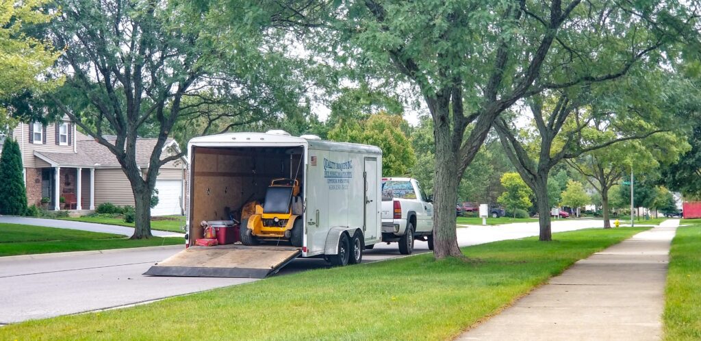 Landscape trailer maintenance