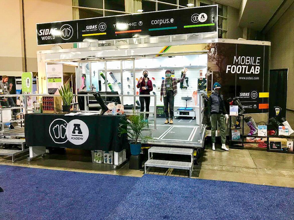 Sidas Mobile Foot Lab trailer