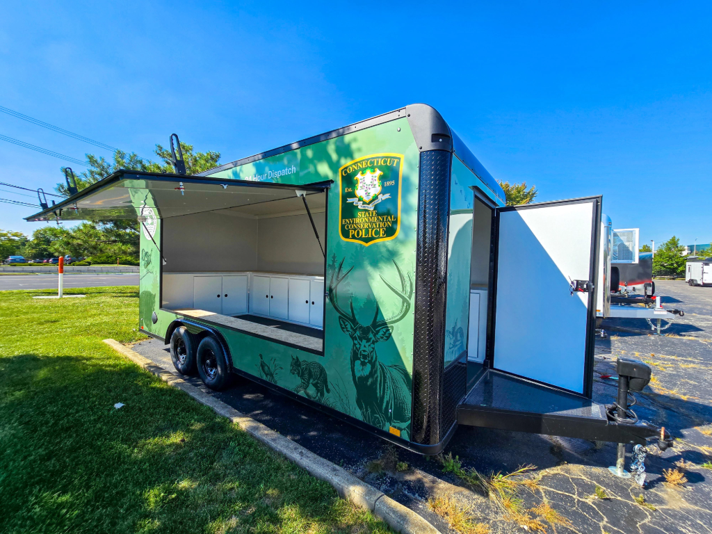 18' Vending Trailer for Connecticut Police