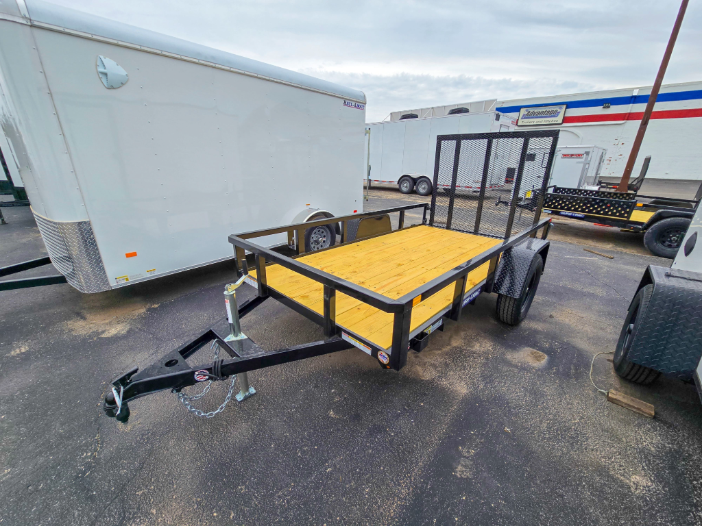 5'x10' Sure-Trac Tube Top Utility Trailer - 3391 - driver side front