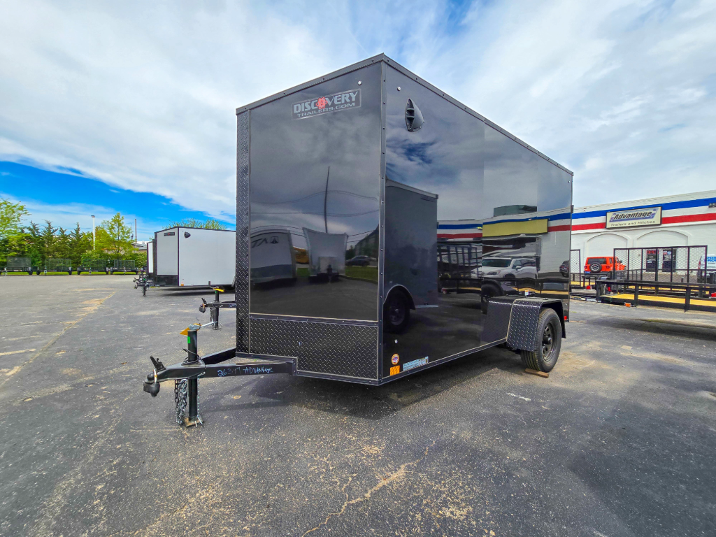 6'x12' Discovery Cargo Trailer black