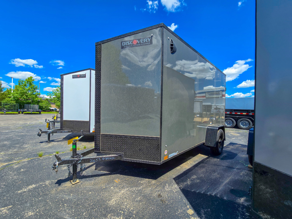 6'x12' Discovery Cargo Trailer slate