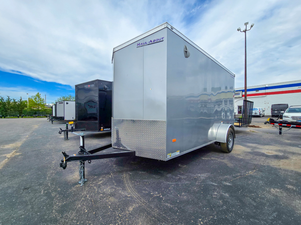 6'x12' Haul About Cargo Trailer silver