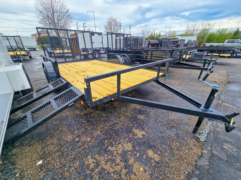 7'x12' Carry-On Utility Trailer with Removable Side Ramps