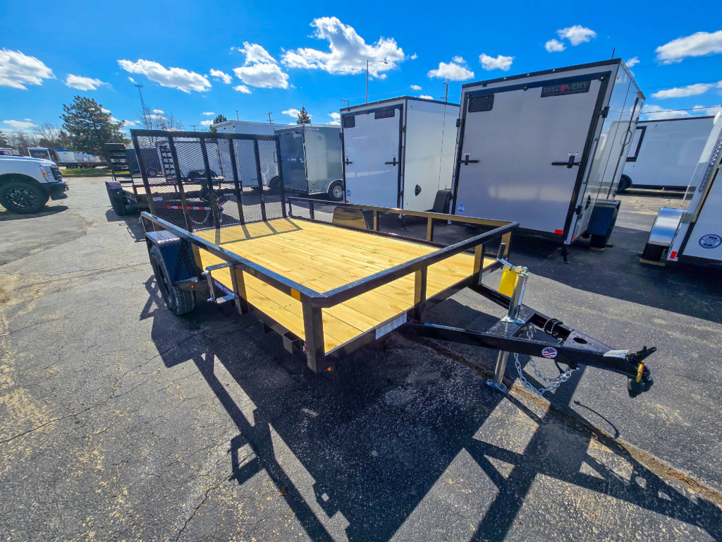 7'x12' Sure-Trac Tube Top Utility Trailer