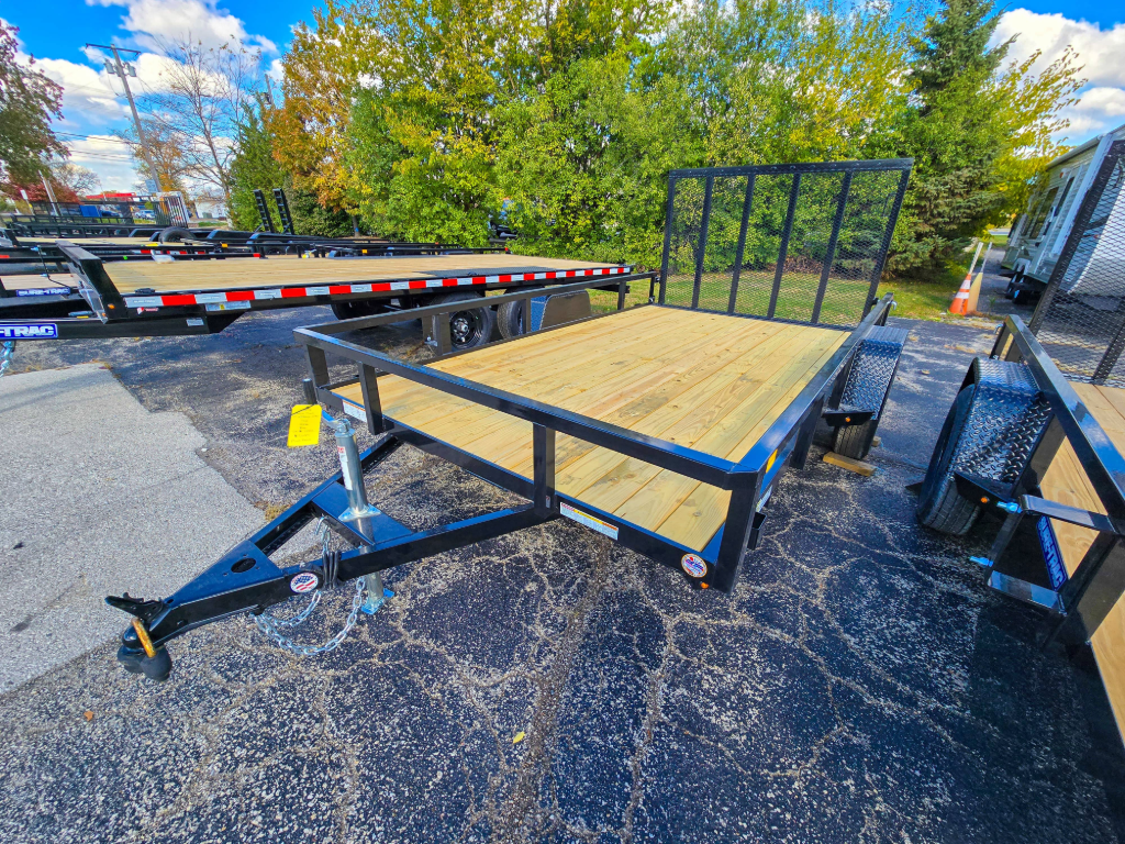 7'x12' Sure-Trac Tube Top Utility Trailer