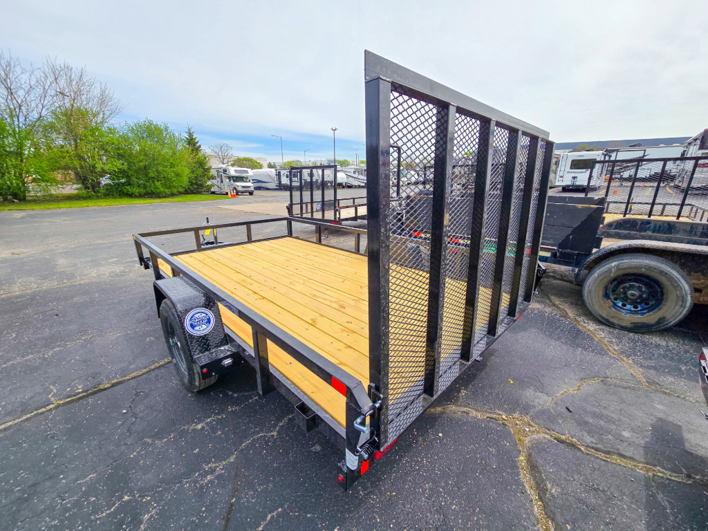 7'x12' Sure-Trac Tube Top Utility Trailer