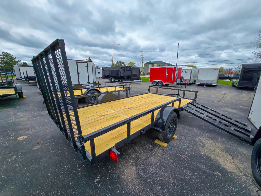 7'x14' Carry-On Utility Trailer with Removable Side Ramps
