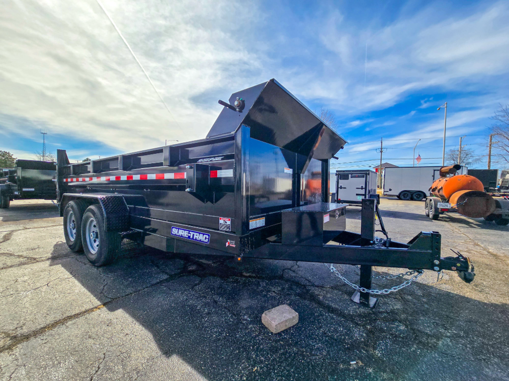7'x14' Sure-Trac Dump Trailer - 9158