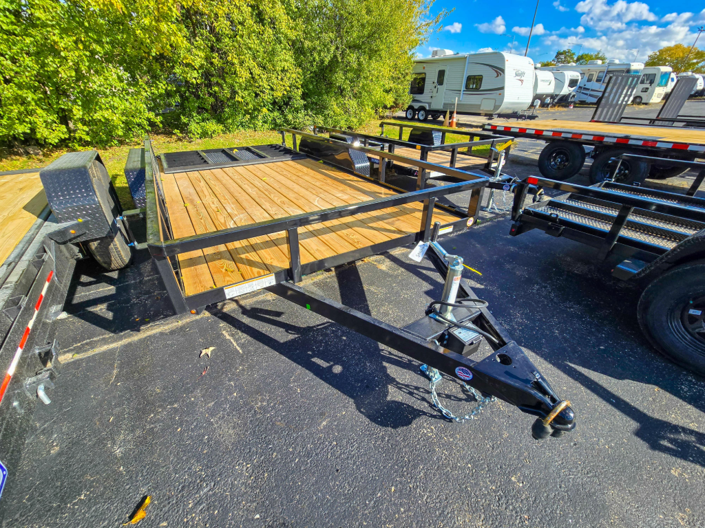 7'x14' Sure-Trac Tube Top Utility Trailer