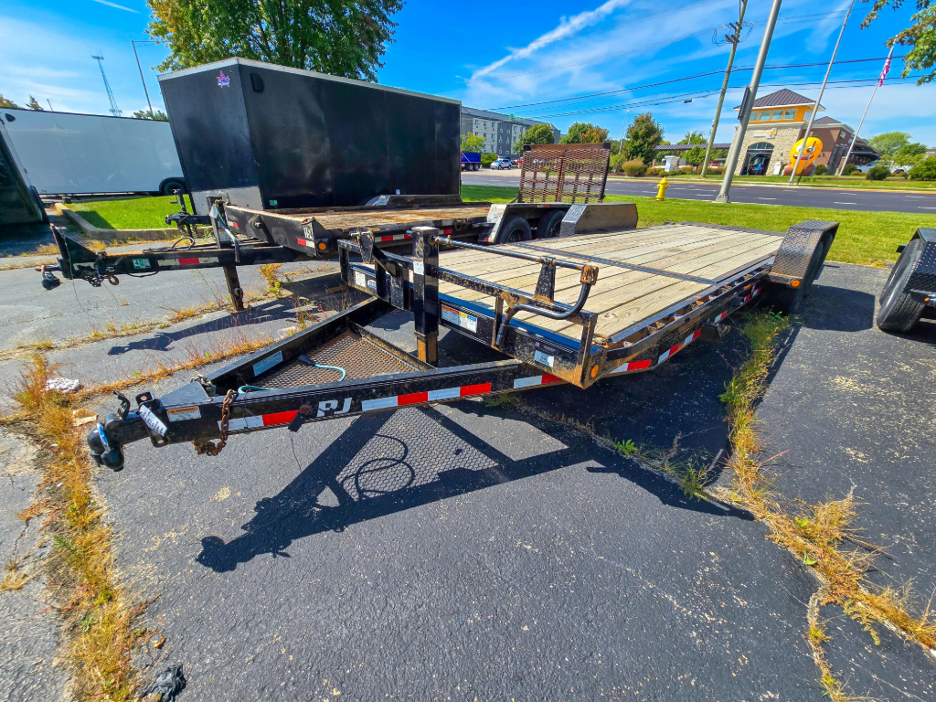 7'x23' USED PJ Tilt Equipment Trailer
