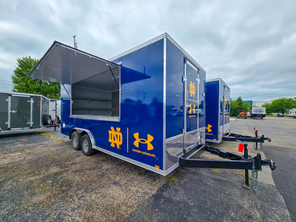 18' Merchandise trailer for Notre Dame