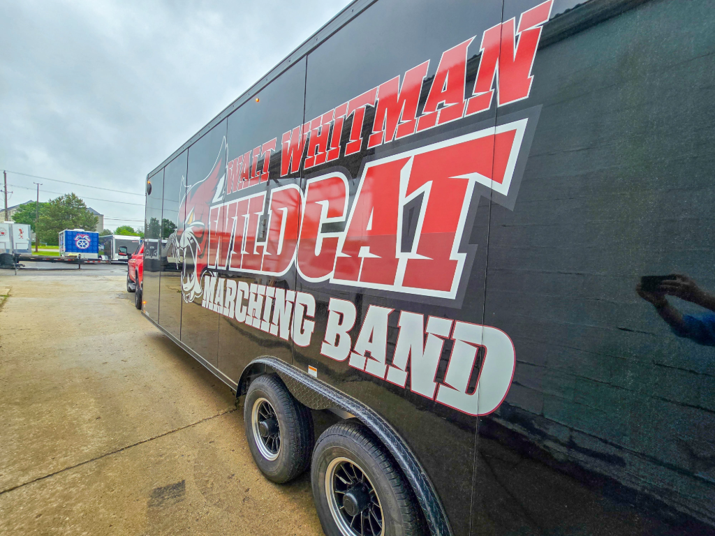 8.5'x28' Marching Band Trailer for Walt Whitman Wildcats